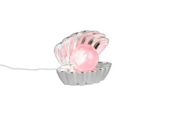 RL LED Dekoleuchte SHELLY, Kunststoff, 17,5 x 14,5 x 12,5 cm Chromfarbig