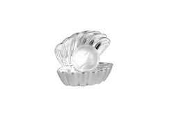 RL LED Dekoleuchte SHELLY, Kunststoff, 17,5 x 14,5 x 12,5 cm Chromfarbig