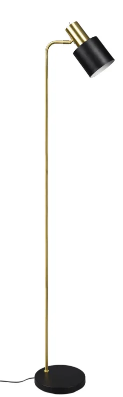 RL Retrofit Stehlampe ADAM schwarz /messingfarbig