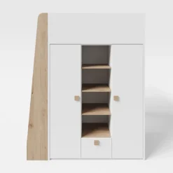 roba Hochbett SMALL WORLD ARTESANA weiß/ braun