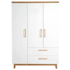 roba Kleiderschrank 135 x 200 x 55 cm weiß