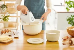 rotho Rührschüssel-Set FRESH Kunststoff Cool grau