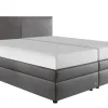 ruf Boxspringbett BELLEVUE 180 x 200 cm mittelgrau