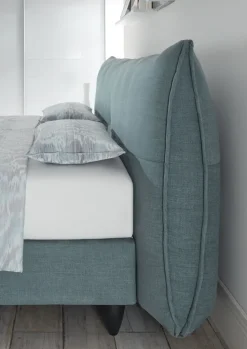 ruf Boxspringbett SENTA 180 x 200 cm blau