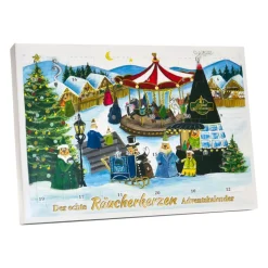 SAICO Adventskalender m. Räucherkerzen DREI HASELNÜSSE FÜR ASCHENBRÖDEL