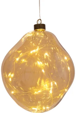 SAICO Deko Anhänger NUGGET6 15 cm amber-gold