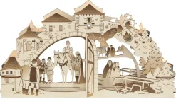 SAICO Kerzenständer DREI HASELNÜSSE FÜR ASCHENBRÖDEL 20x37x6,5 cm