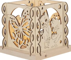 SAICO Laterne KATZENFREUND 12x12x12 cm