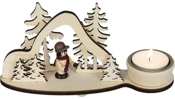 SAICO Teelichthalter WINTERKIND 19x9x5,5 cm