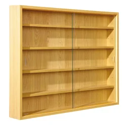 Sammlervitrine MIO 80x60x9,5 cm Buche Dekor