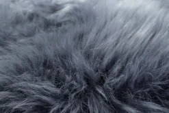 Schaffell UNIKAT OAKLAND I 60 x 85 cm dunkelgrau