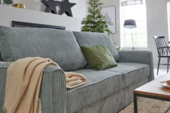 Schlafsofa CHARLTON mintgrün-grau