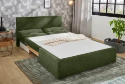 Schlafsofa YANNIS 136 x 86 x 85 cm grün