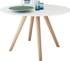 SCHÖNER WOHNEN-Kollektion Esstisch rund ROUND Optiwhite