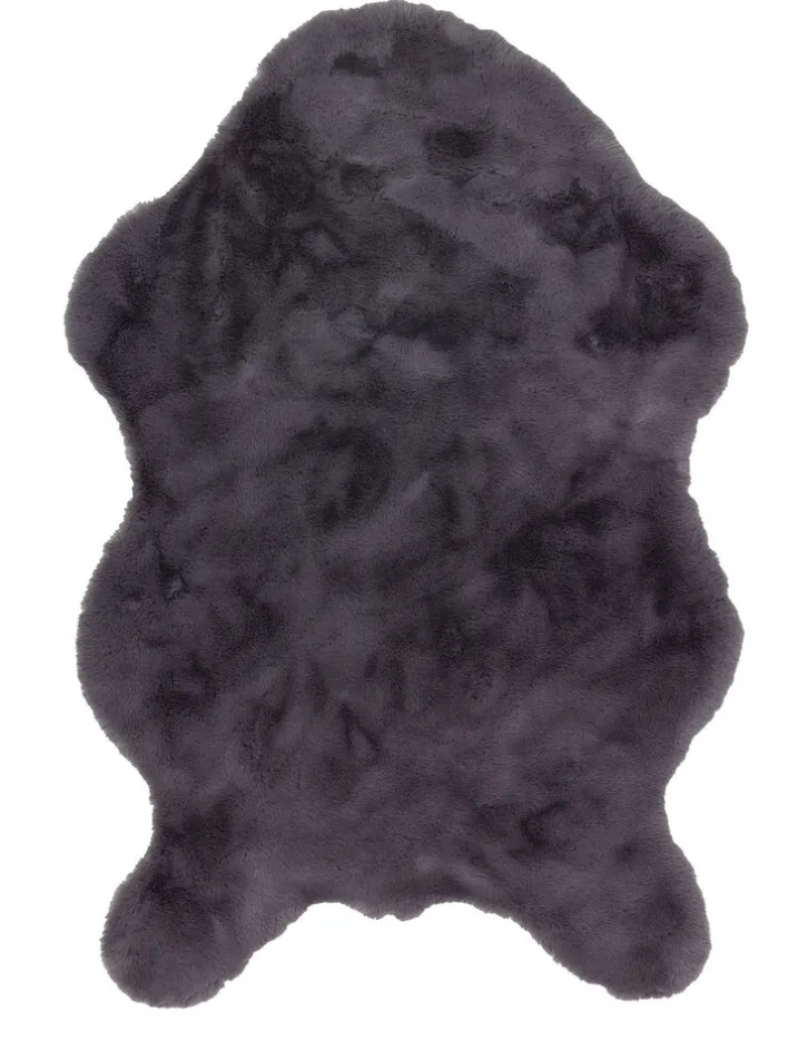 SCHÖNER WOHNEN-Kollektion Fellteppich TENDER 60 x 90 cm anthrazit