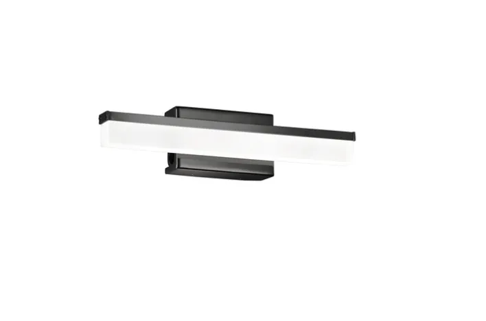 SCHÖNER WOHNEN-Kollektion LED Spiegelleuchte WIDE 30 cm schwarz