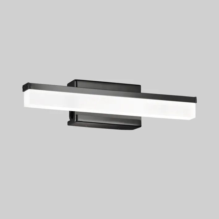 SCHÖNER WOHNEN-Kollektion LED Spiegelleuchte WIDE 30 cm schwarz