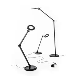 SCHÖNER WOHNEN-Kollektion LED Stehlampe OFFICE 128 cm schwarz
