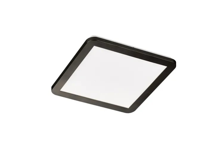 SCHÖNER WOHNEN-Kollektion LED Badlampe Decke FLAT 30 x 30 cm schwarz