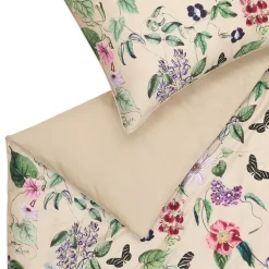 SCHÖNER WOHNEN-Kollektion Satin-Bettwäsche BLOSSOM 135 x 200 cm beige