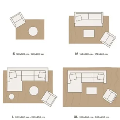 SCHÖNER WOHNEN-Kollektion Teppich MYSTIK 133 x 185 cm braun/mehrfarbig