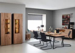 SCHÖNER WOHNEN-Kollektion Vitrine YORIS links 63x206 cm