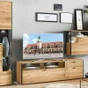 SCHÖNER WOHNEN-Kollektion Wohnwand II ANDRA Eiche rustico geölt