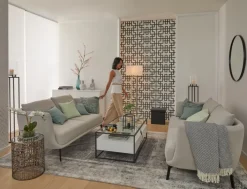 SCHÖNER WOHNEN-Kollektion Wohndecke ZEN 140 x 200 cm grau