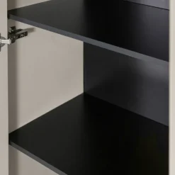 Schrank SILAS 60 x 210 cm Kiefer massiv im Farbton Staub