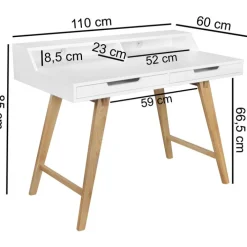 Schreibtisch 110 x 60 cm