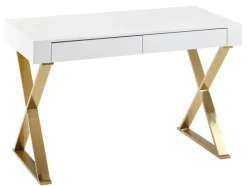 Schreibtisch 118 x 57 cm weiß