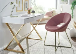 Schreibtisch 118 x 57 cm weiß