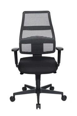 Schreibtischstuhl OTTAWA 48 x 48 cm Stoffbezug schwarz