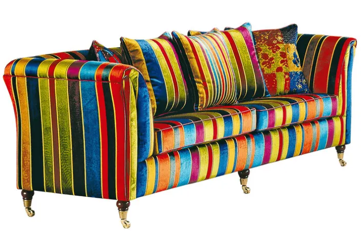 SCHRÖNO Sofa 3-Sitzer VINTAGE I inklusive Kissen