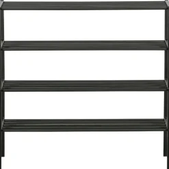 Schuhregal FERRO 85 x 40 cm schwarz