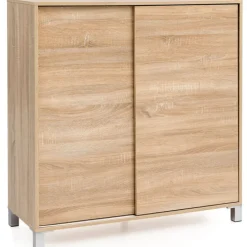 Schuhschrank 100 x 108 cm Sonoma Eiche braun