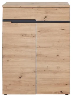 Schuhschrank MEMPHIS 80 x 107 cm Artisan Eiche/ Graphitgrau