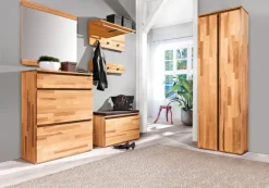 Schuhschrank POUR 80 x 107 cm Kernbuche massiv