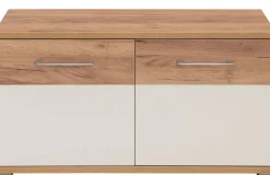 Schuhschrank THEO 96 x 51 cm Weiß/ Navarra Eiche NB