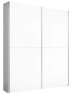 Schwebetürenschrank CHANCE 170 x 195 x 59 cm Nachbildung weiß