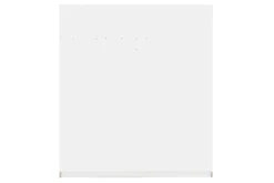 Schwebetürenschrank CHANCE 170 x 195 x 59 cm Nachbildung weiß