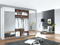 Schwebetürenschrank PANORAMA 316 x 230 cm weiß