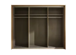 Schwebetürenschrank SIMADA braun/ grün