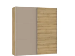 Schwebetürenschrank SLIDELINE 202,8 x 220 cm braun
