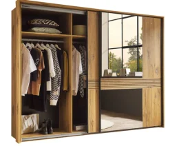 Schwebetürenschrank TRATTINO braun