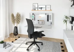 Sekretär 120 cm Weiß