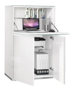 Sekretär MODENA 75 x 114 x 38 cm weiß