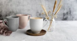 Seltmann Weiden Kaffeebecher AMINA 6er Set Porzellan weiß