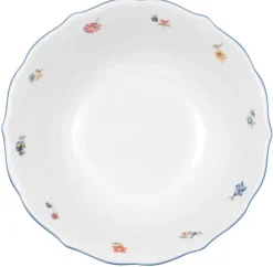 Seltmann Weiden Schale / Schüssel Ø 24 cm SONATE NOSTALGIE Weiß mit Streublumendekor
