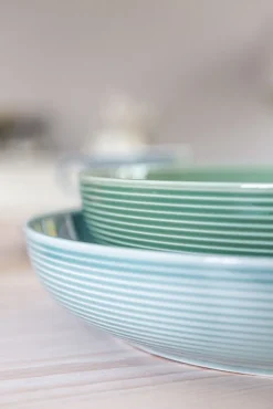 Seltmann Weiden Schale BEAT COLOR GLAZE 2er Set 20,4 cm salbeigrün